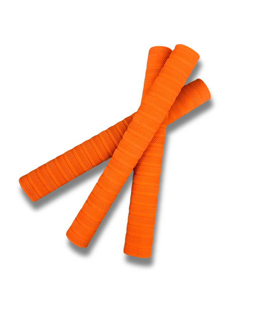Orange Players Matrix Cricket Bat Grip x3 pack