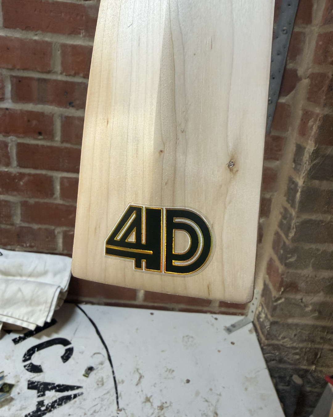 4D Cricket Monolith Cricket Bat Sticker Set