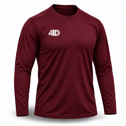 Custom Cricket Long Sleeve Training Shirt – product view 3