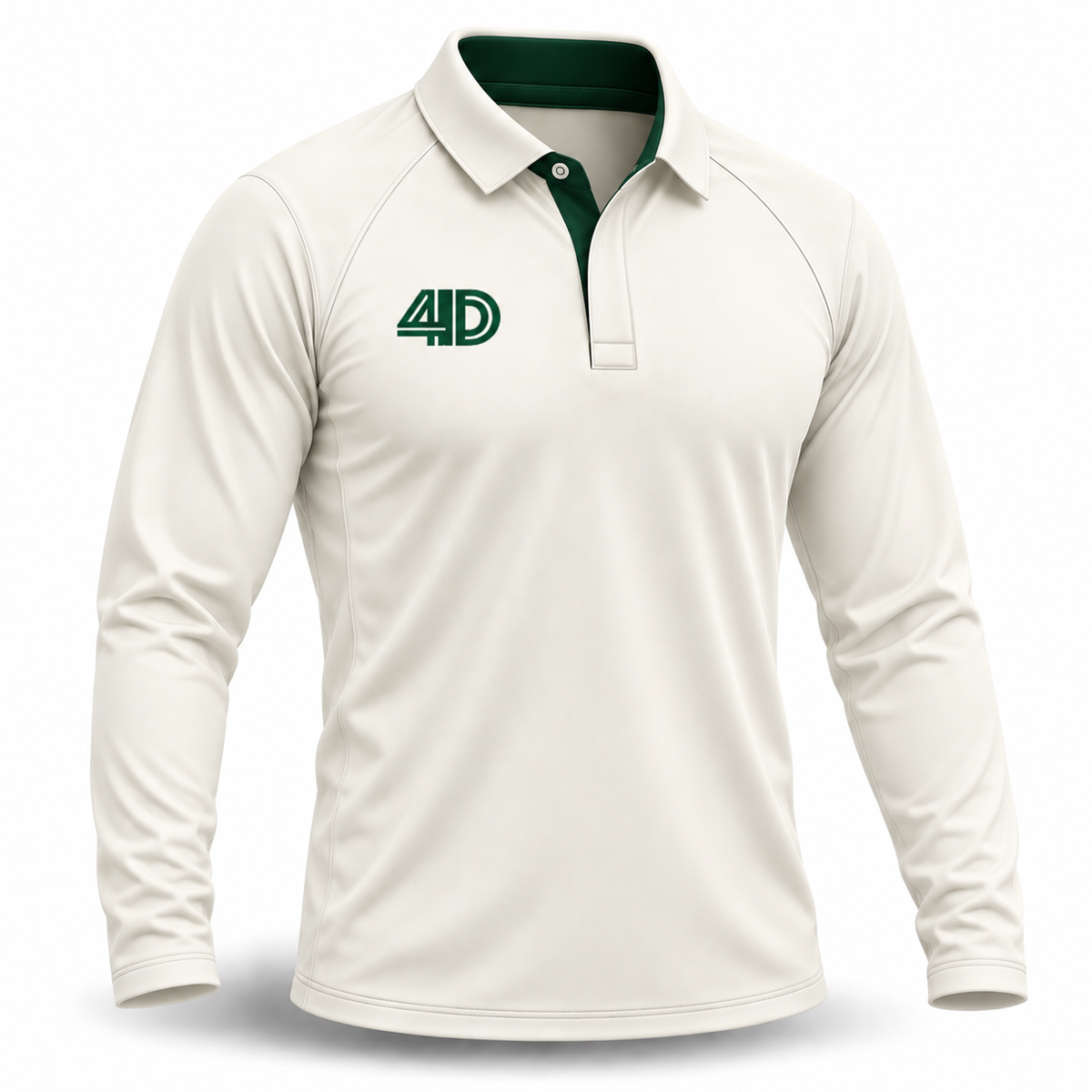 Custom Cricket White Long Sleeve Playing Shirt
