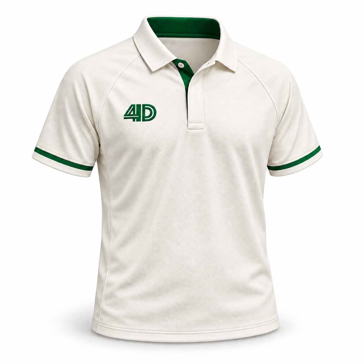 Custom Cricket White Short Sleeve Playing Shirt
