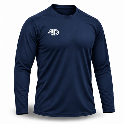 Custom Cricket Long Sleeve Training Shirt – product view 2