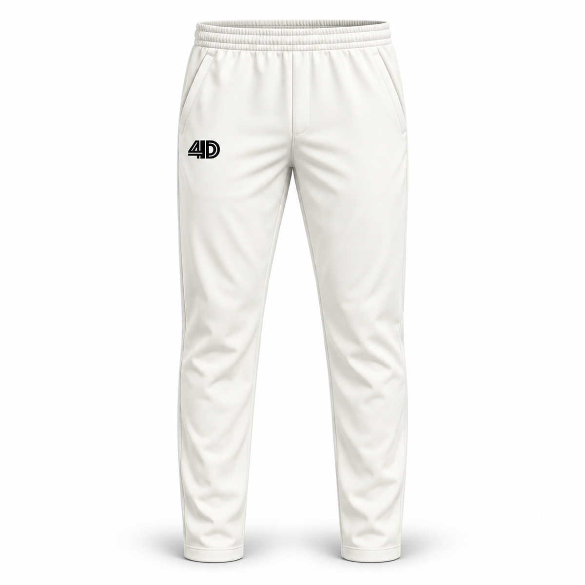 Custom Cricket White Playing Trousers