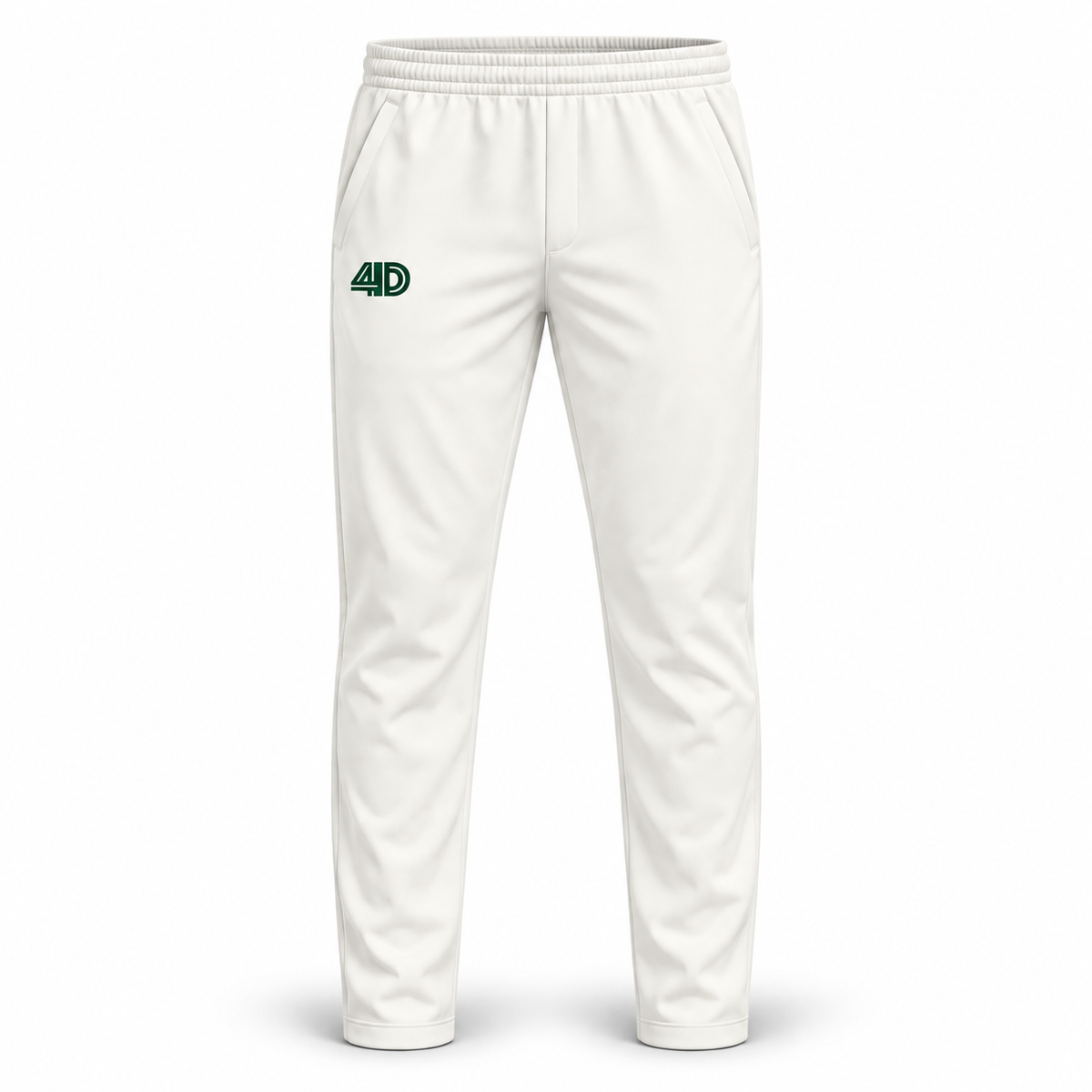Custom Cricket White Playing Trousers